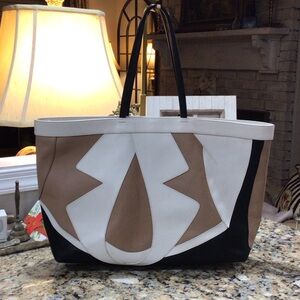3.1 Phillip Lim Fabulous Vintage Tote Bag - Black, White, and Tan